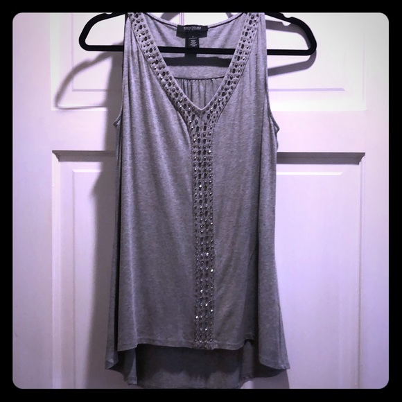 White House Black Market Dressy Tee Size S - Picture 1 of 3